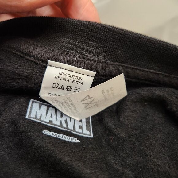 Marvel Sweatshirt Men’s 4XL – SSHHHH No One Cares Graphic Crewneck - Picture 8 of 8